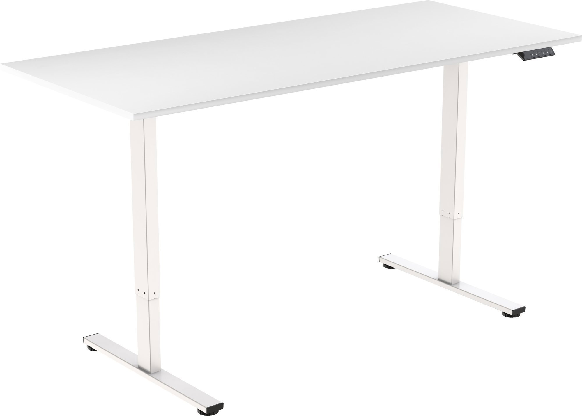 AlzaErgo Table ET2 Core biely + doska 140 × 80 cm lamino biela