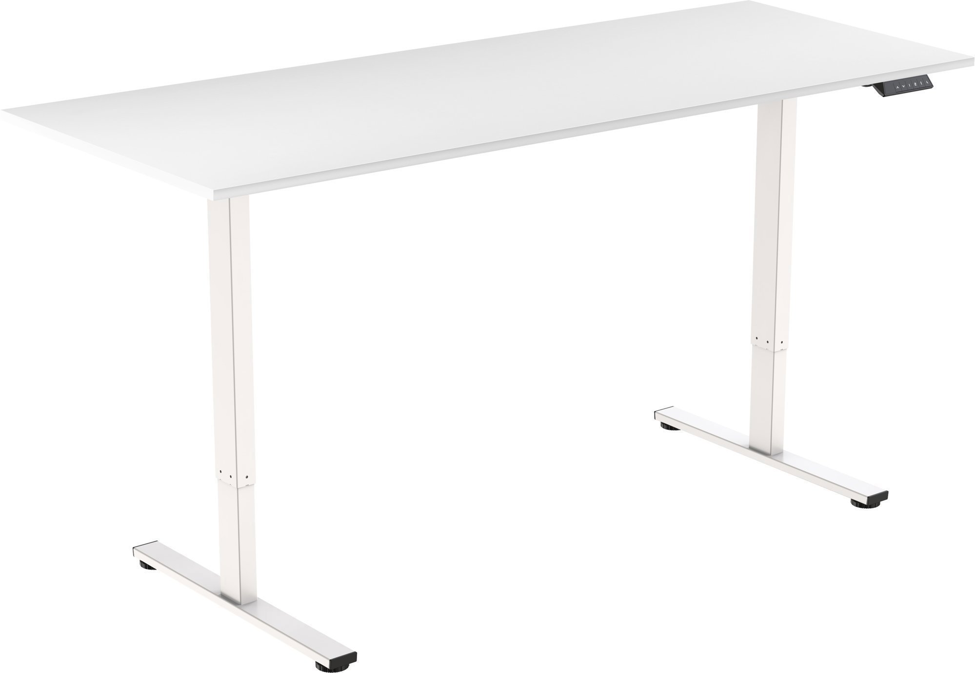 AlzaErgo Table ET2 Core biely + doska 160 × 80 cm lamino biela