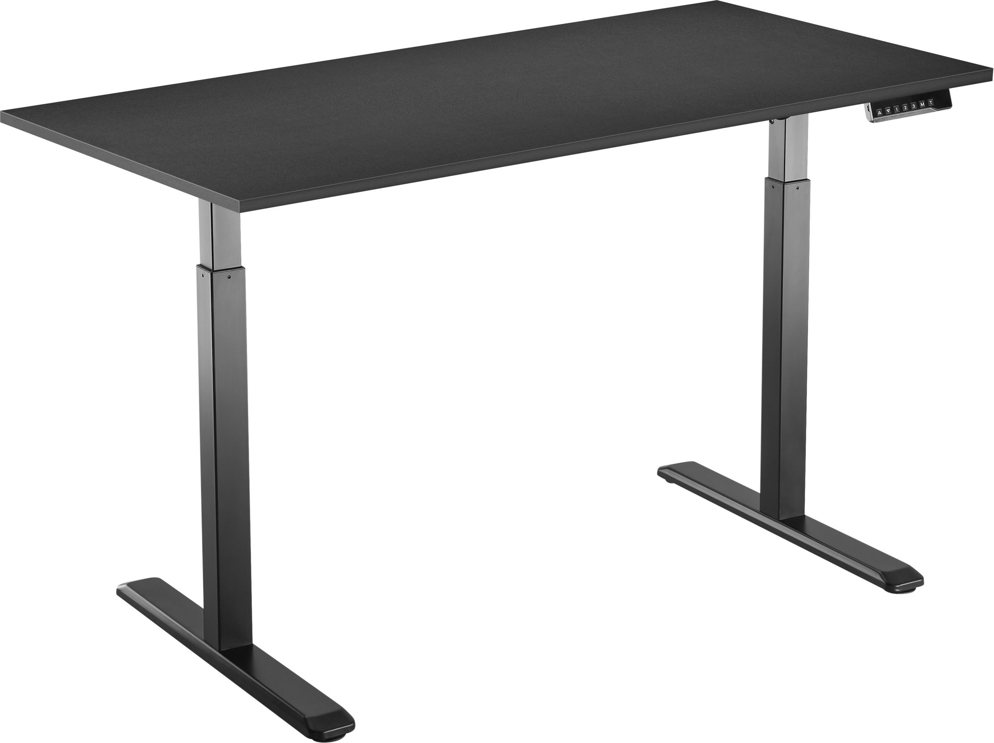 AlzaErgo Table ET2 čierny + doska 120 × 80 cm lamino čierna
