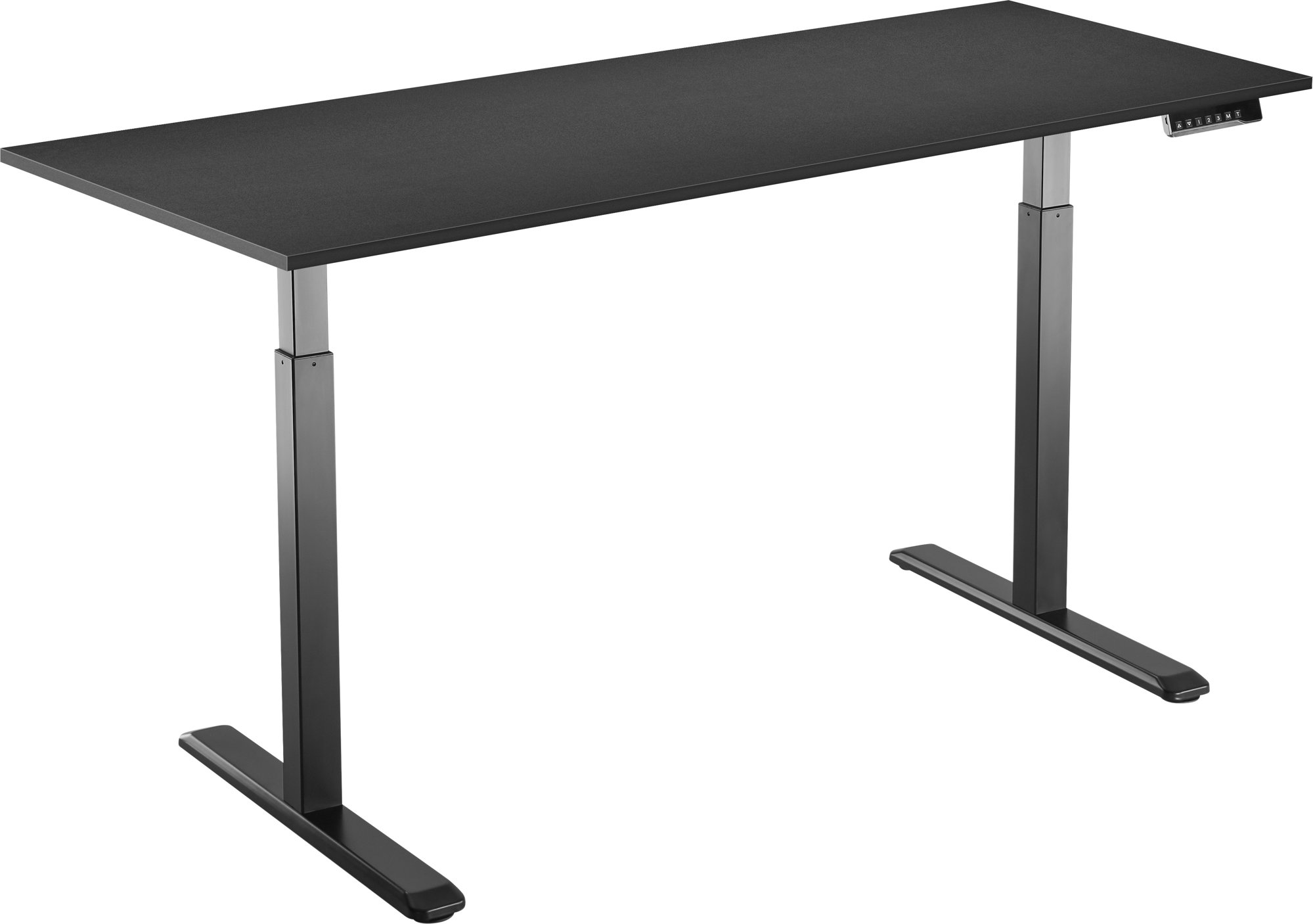 AlzaErgo Table ET2 čierny + doska 160 × 80 cm lamino čierna