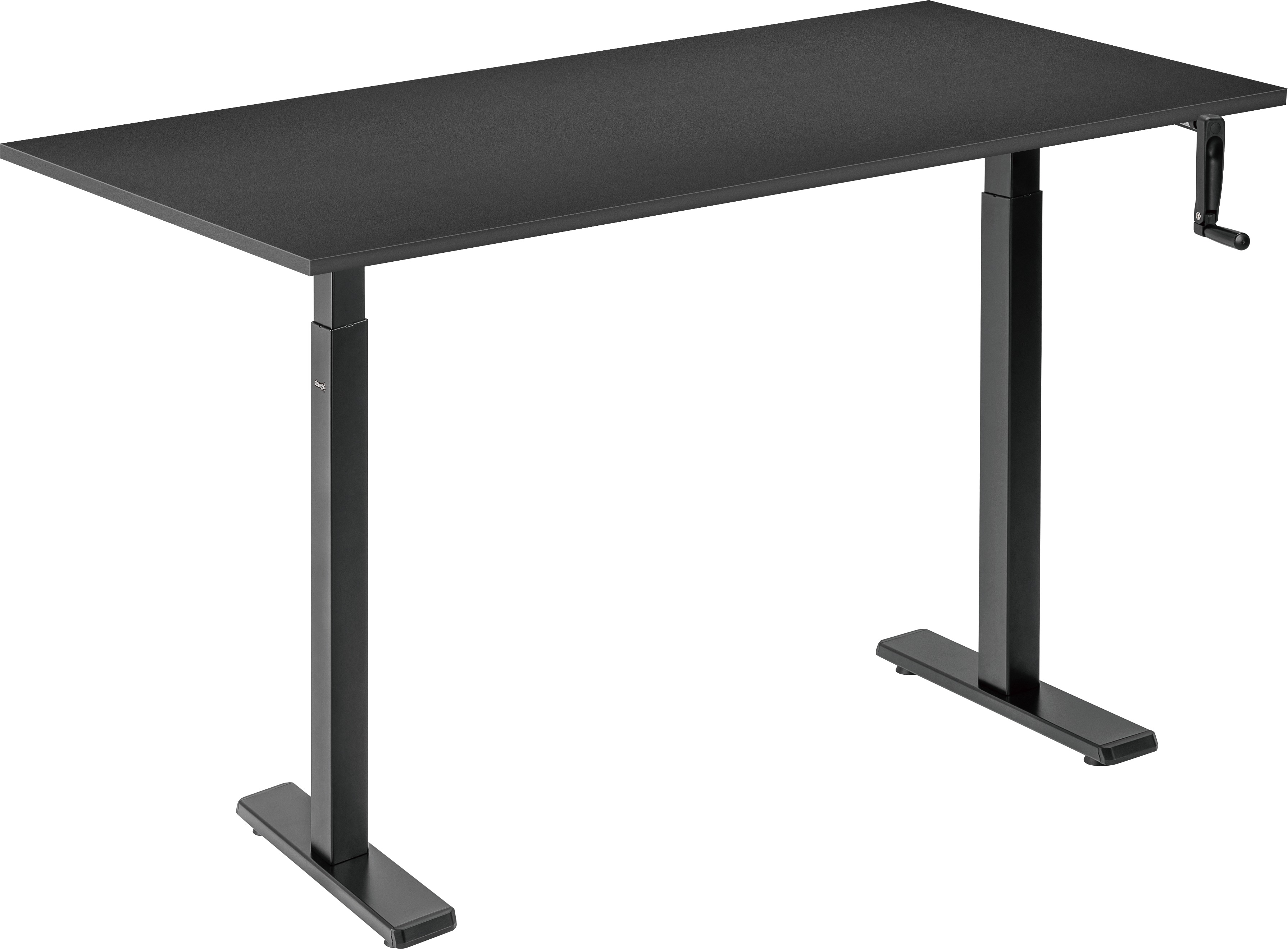 AlzaErgo Table ET3 Essential čierny + doska 120 × 80 cm lamino čierna