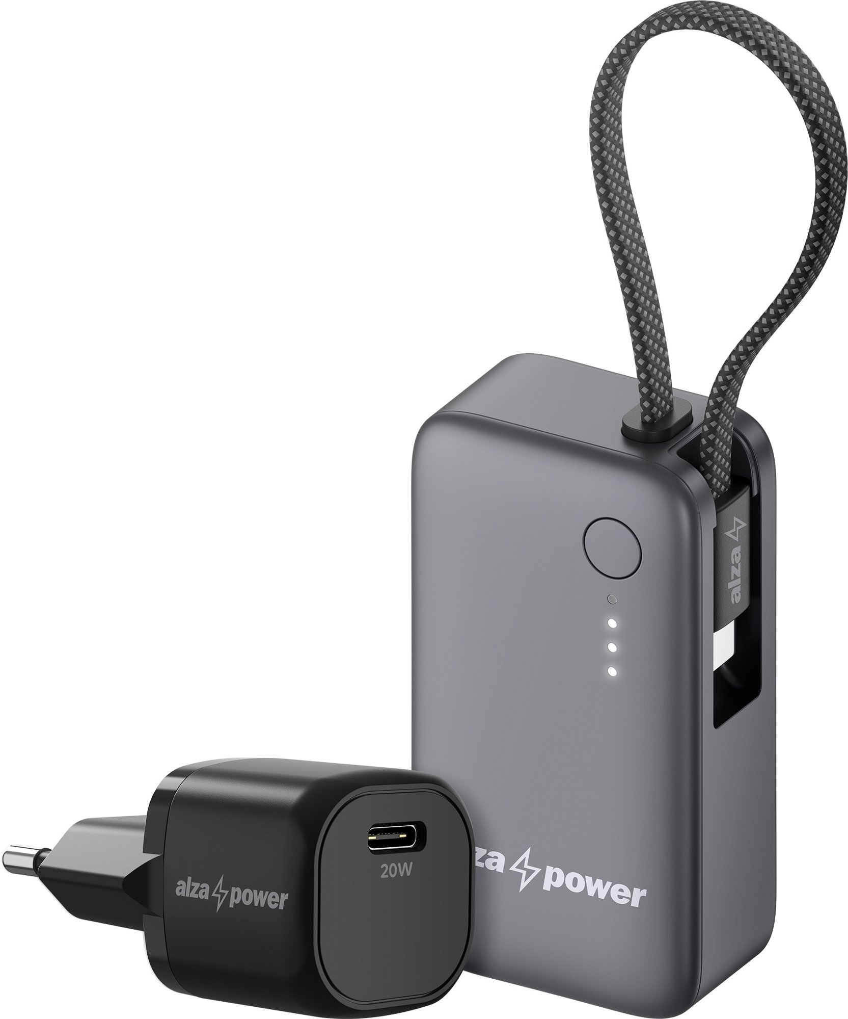 AlzaPower Compact Explorer čierna
