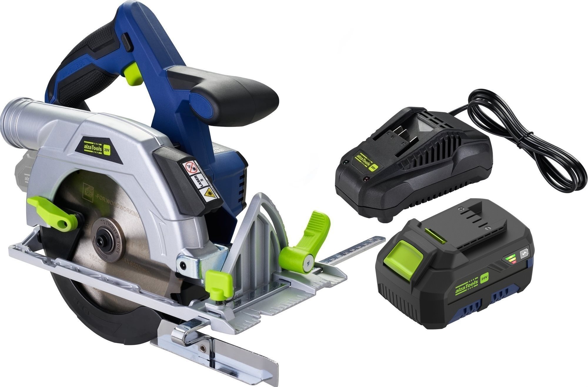 AlzaTools PRO CBCS20V Brushless BatteryONE 20V + 3,5A nabíjačka + 4Ah batéria
