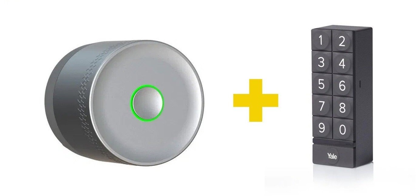 Yale Linus L2 Lite, strieborný + Yale Linus klávesnica