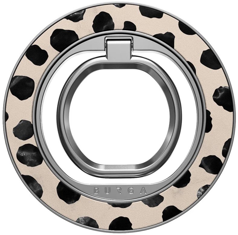 Burga Magnetic Ring Holder Silver Almond Latte
