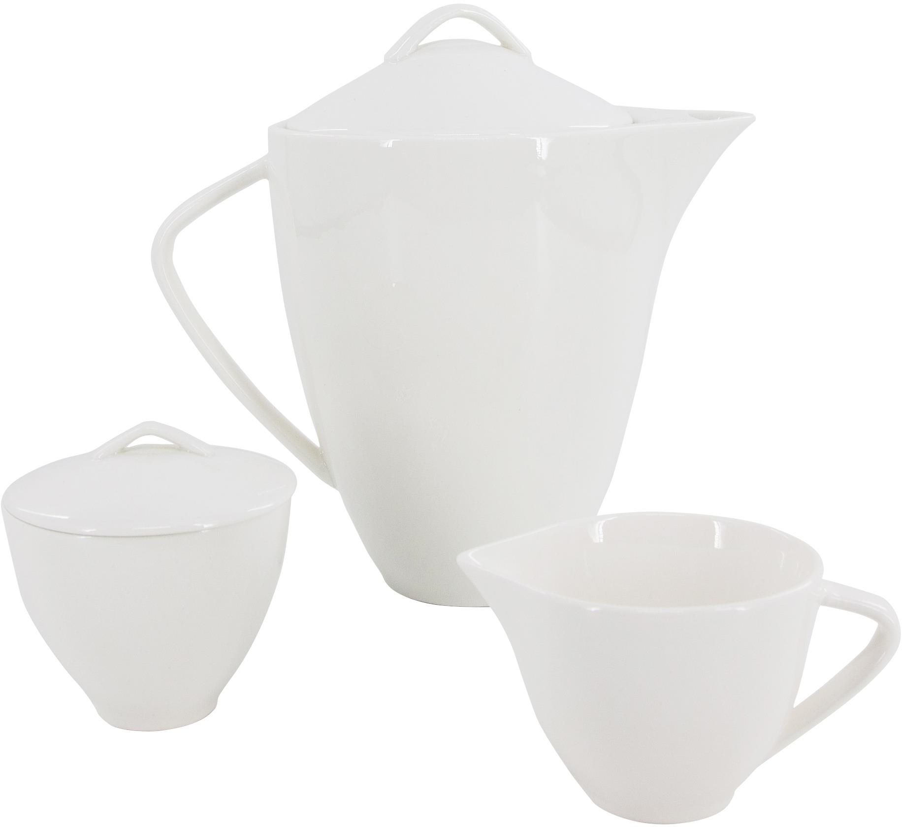 by inspire 5D Súprava kanvica 1600 ml, mliečenka 150 ml a cukornička 150 ml Noble