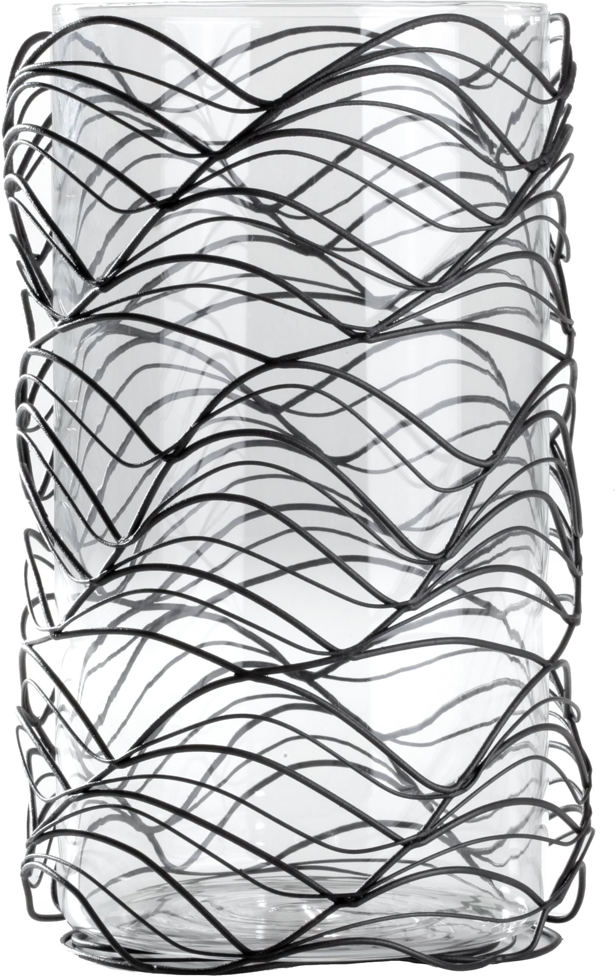 by inspire Drátěný svietnik/váza (13 × 13 × 22,5 cm)