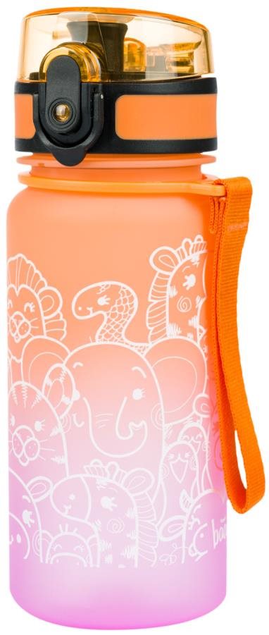 BAAGL Tritanová fľaša na pitie Gradient Zvieratá, 350 ml