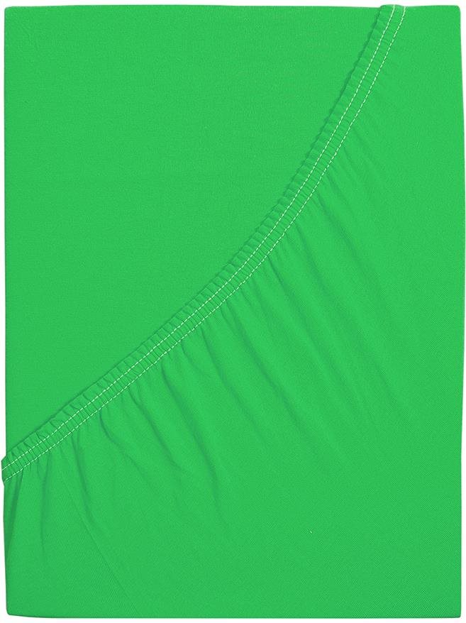 B.E.S. – Petrovice, s.r.o. Prestieradlo Jersey česaná bavlna MAKO – Jarná zelená 120 × 200
