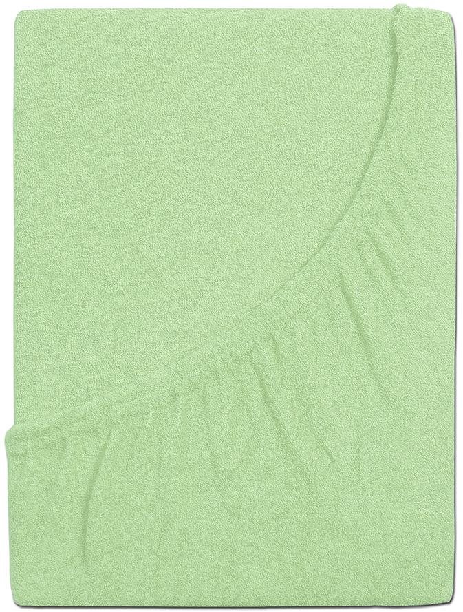 B.E.S. – Petrovice, s.r.o. Prestieradlo Froté PERFECT – Svetlo zelená 140-160 × 200
