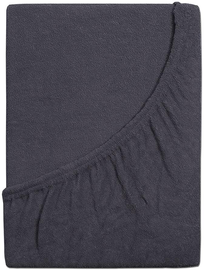 B.E.S. – Petrovice, s.r.o. Plachta na posteľ Froté PERFECT – Antracit 140 – 160 × 200