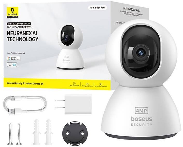 Baseus Security P1 3K biela
