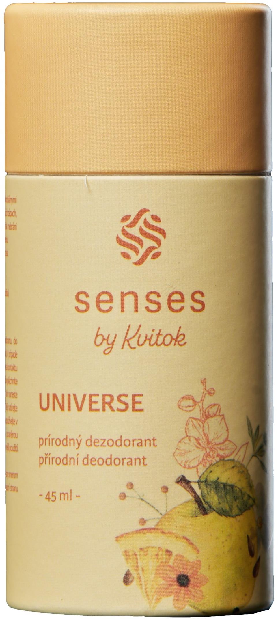 Kvitok Senses Tuhý dezodorant Universe 45 ml