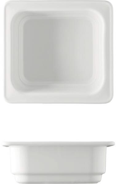 G. Benedikt Porcelánová gastronádoba GN 1/6 17,3 × 16,2 cm, biela