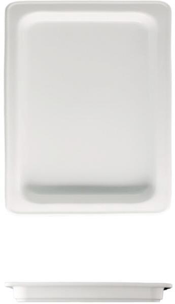 G. Benedikt Porcelánová gastronádoba GN 1/2 35,6 × 26,7 cm, biela