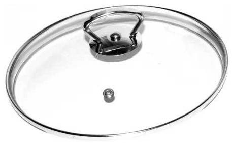 Belis Pokrievka sklenená, nehrdzavejúca oceľ, príchytka 14 cm