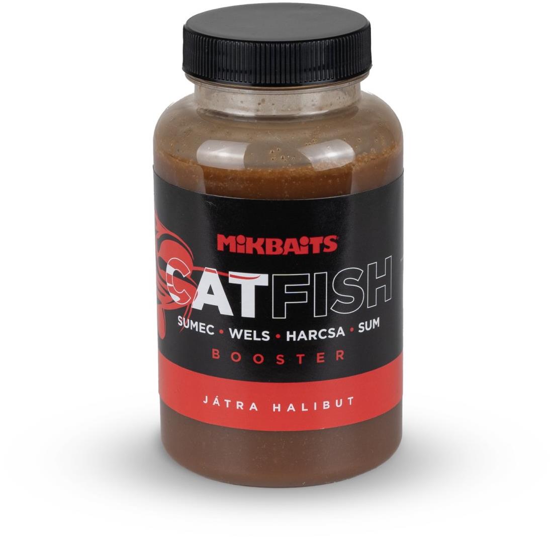 Mikbaits Booster Catfish Pečeň Halibut 250 ml