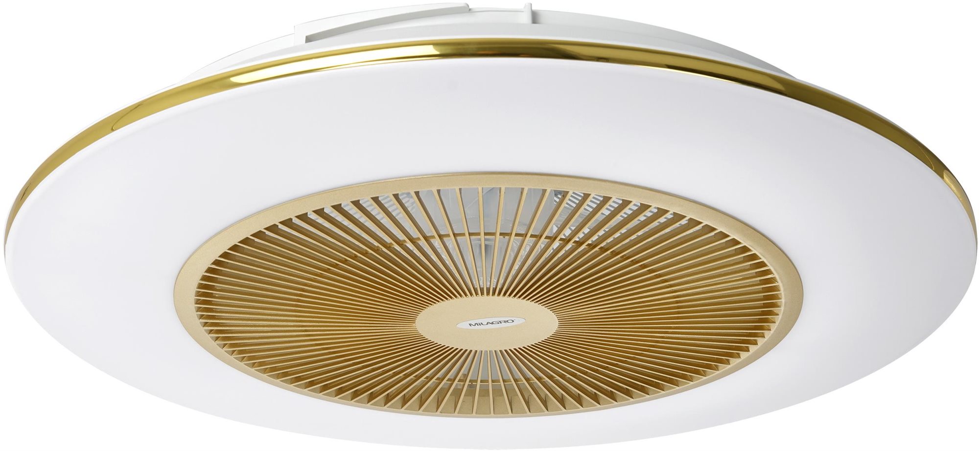 Brilagi – LED Stmievateľné svietidlo s ventilátorom AURA LED/38 W/230 V zlatá + DO