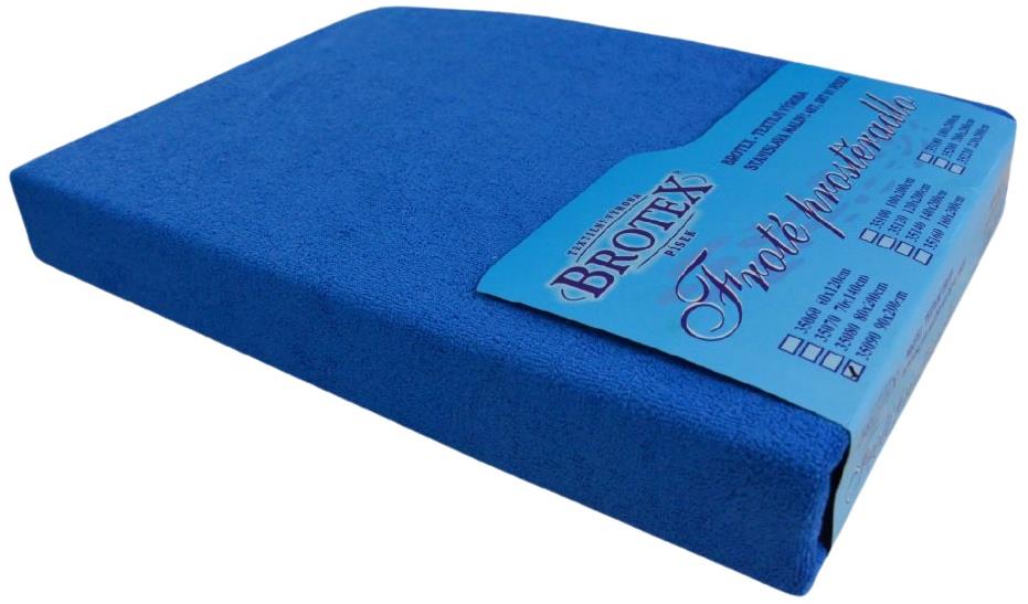 Brotex Froté prestieradlo 160 × 200 cm, tmavo modré