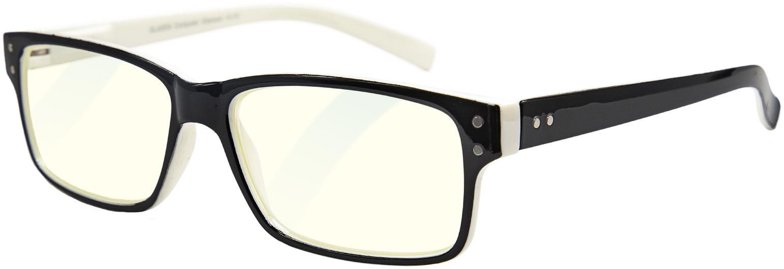 GLASSA Blue Light Blocking Glasses PCG 05, dioptrie: +1.00 biela