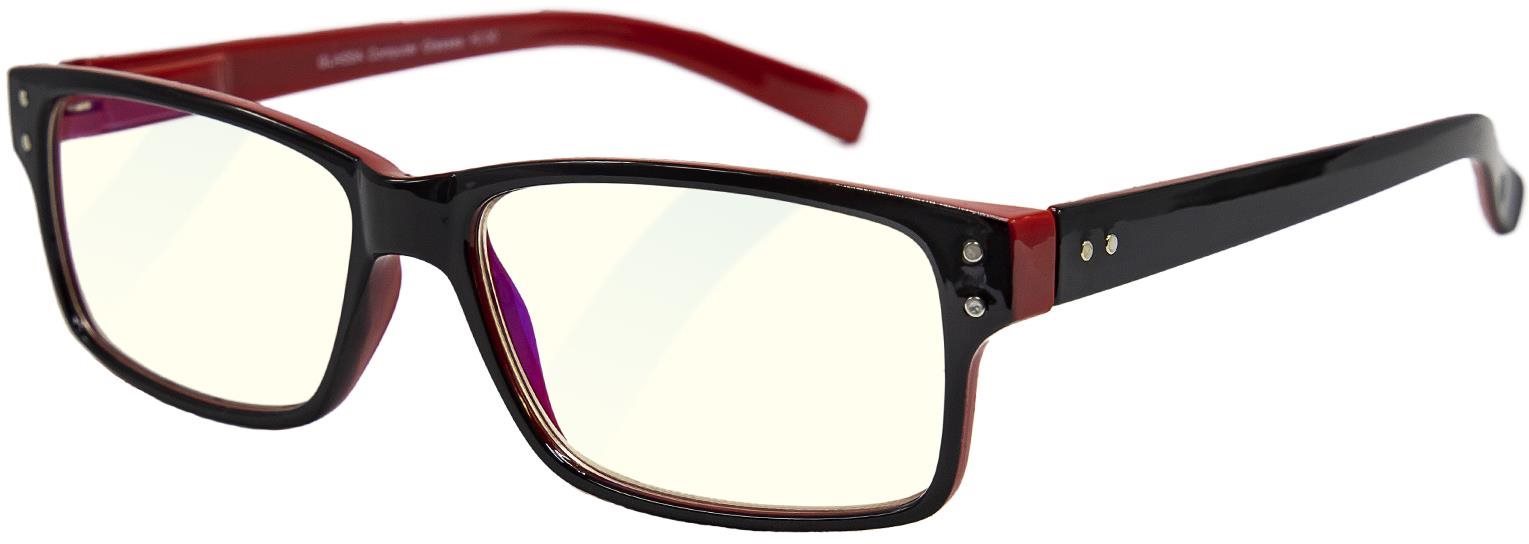 GLASSA Blue Light Blocking Glasses PCG 05, dioptrie: +2.50 červená