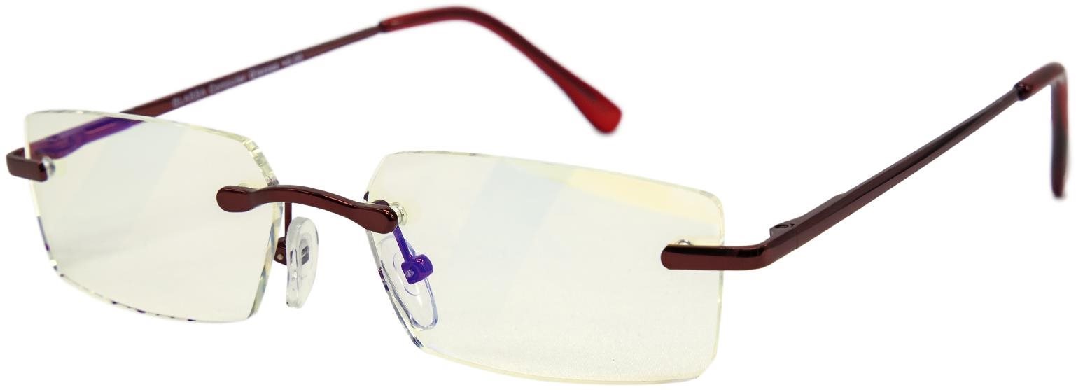 GLASSA Blue Light Blocking Glasses PCG 06, dioptrie: +3.00 červená
