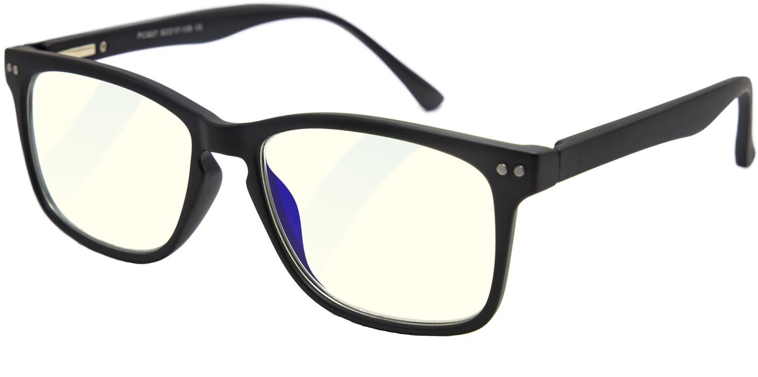 GLASSA Blue Light Blocking Glasses PCG 07, dioptrie: +0.00, čierna