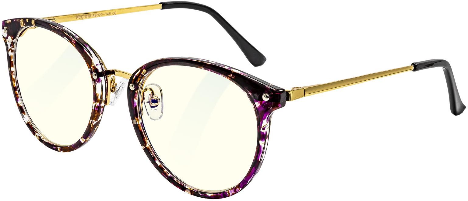 GLASSA Blue Light Blocking Glasses PCG 010, dioptrie +0,50 vínovo zlatá