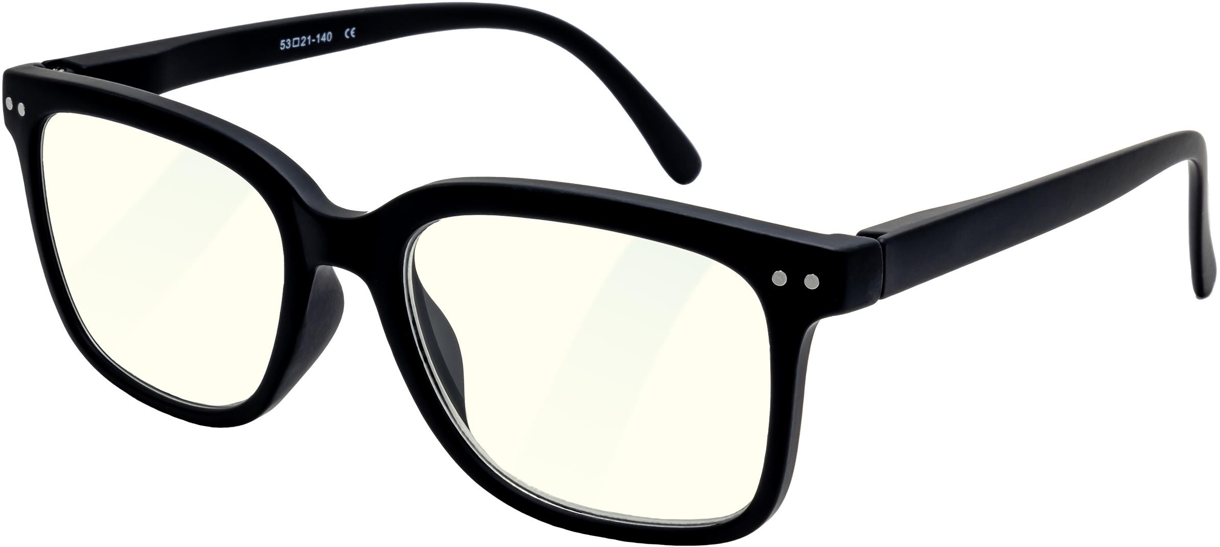 GLASSA, Blue Light Blocking Glasses PCG 013, +3.00 dio, čierne
