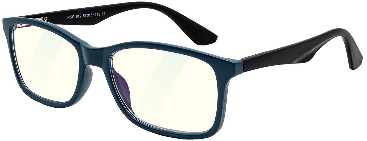 GLASSA, Blue Light Blocking Glasses PCG 012, +2.00 dio, modro čierne