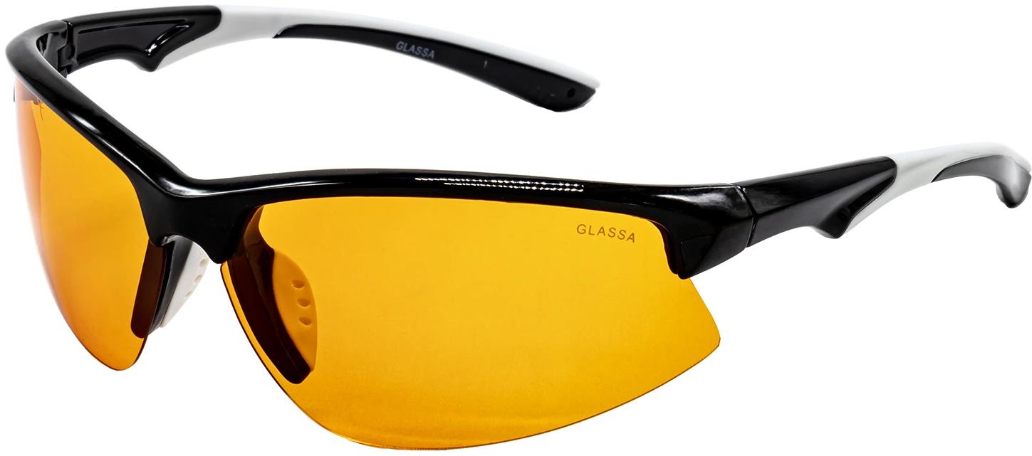 GLASSA Polarized PG 843 čierno-biele, oranžové sklo