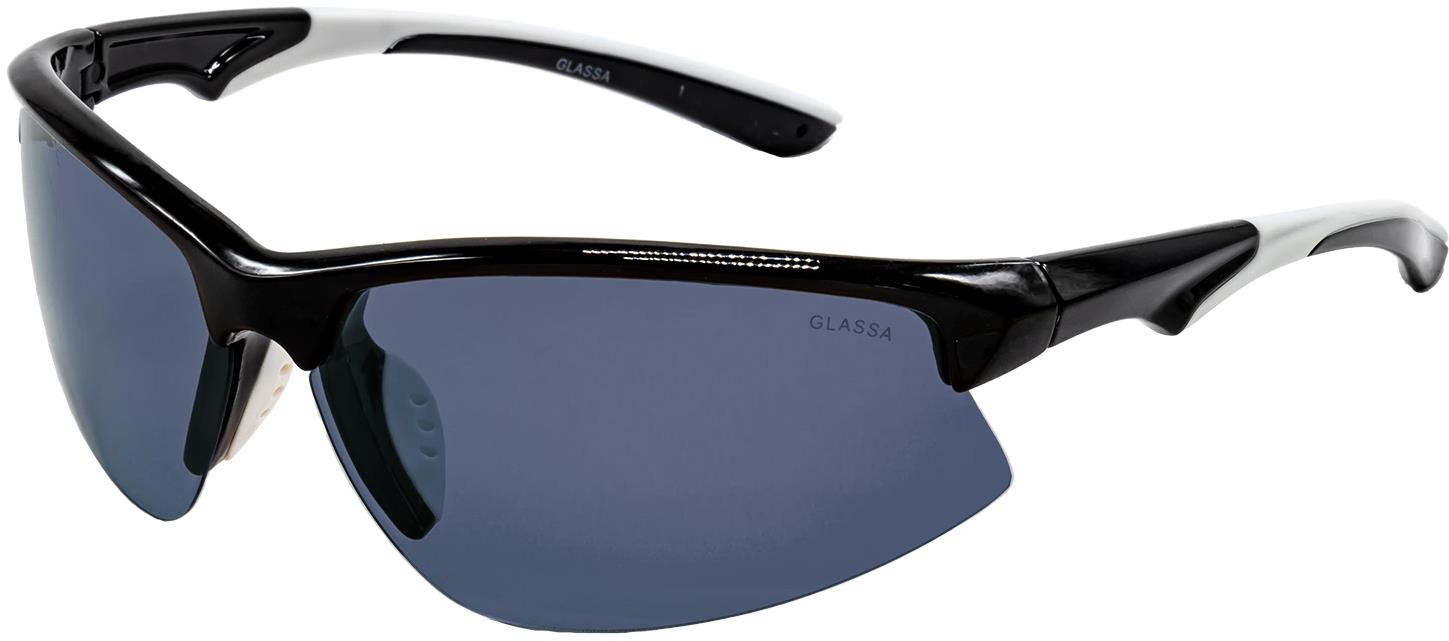 GLASSA Polarized PG 843 čierno-biele, čierne sklo