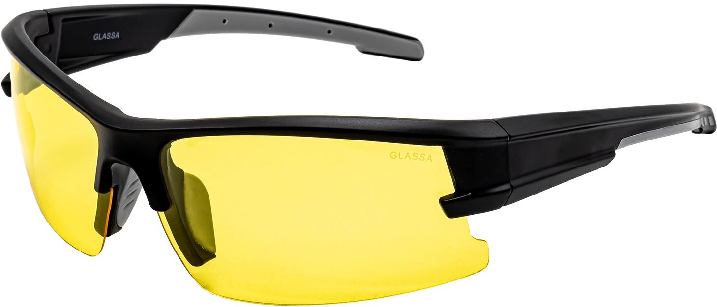 GLASSA Polarized PG 844 čierno-sivé, žlté sklo