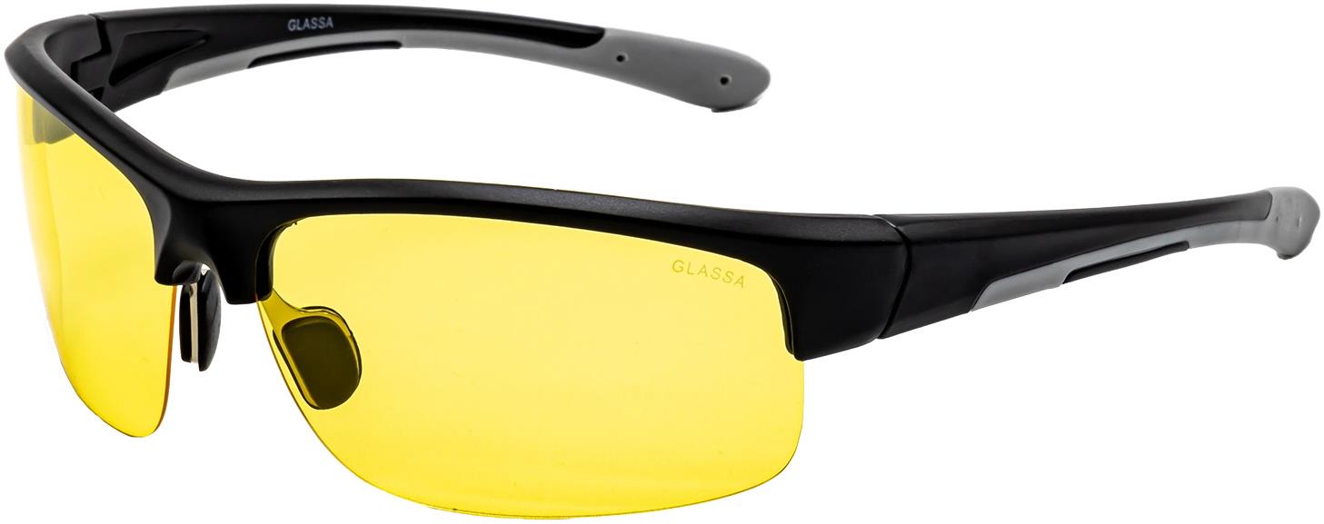 GLASSA Polarized PG 845 čierno-sivé, žlté sklo