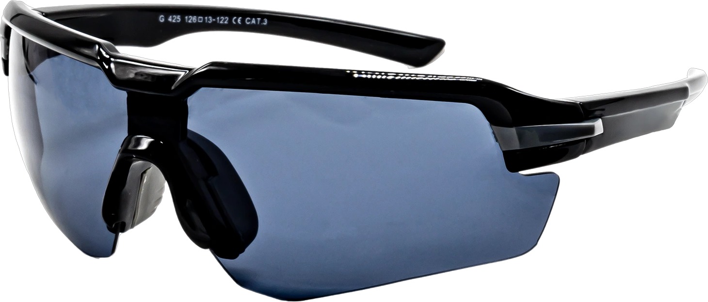 GLASSA Polarized PG 425 čierno-sivé, čierne sklo