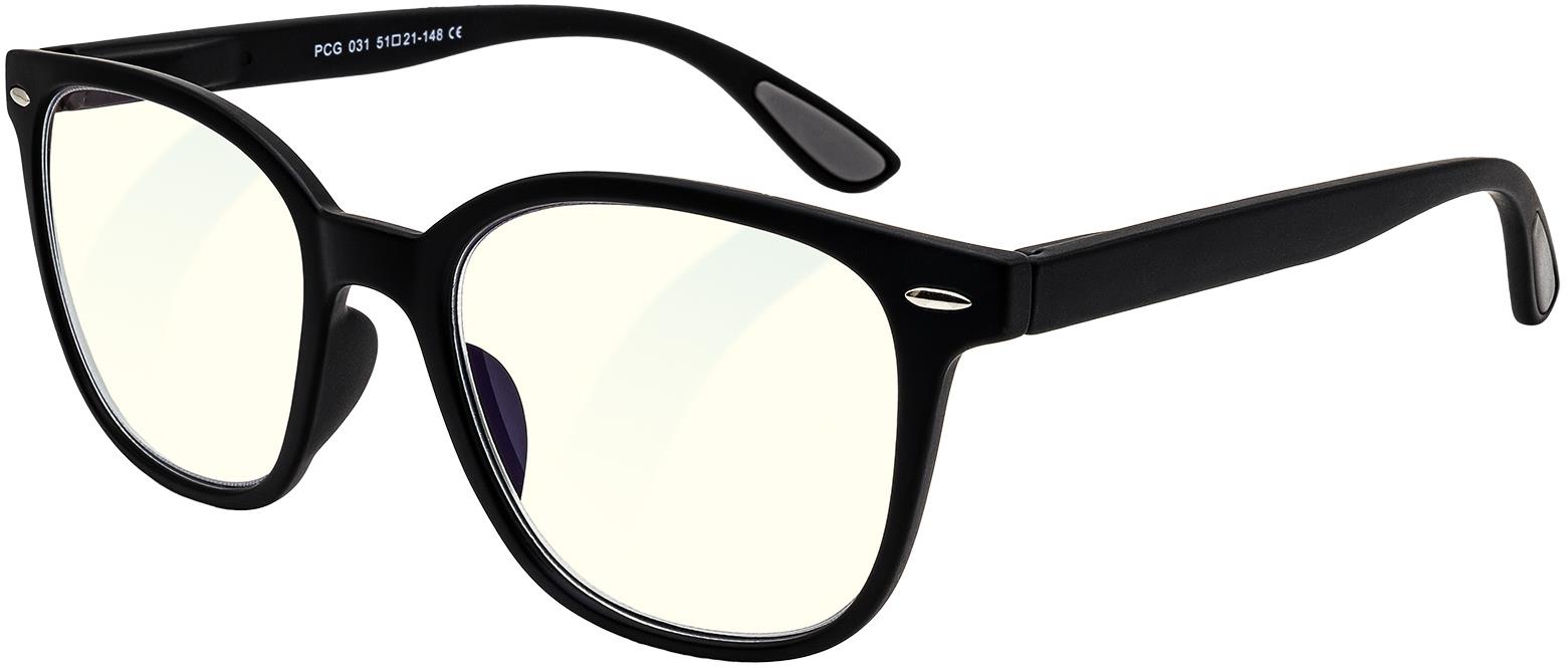 GLASSA Blue Light Blocking Glasses PCG 031, +2,00 dio, čierne