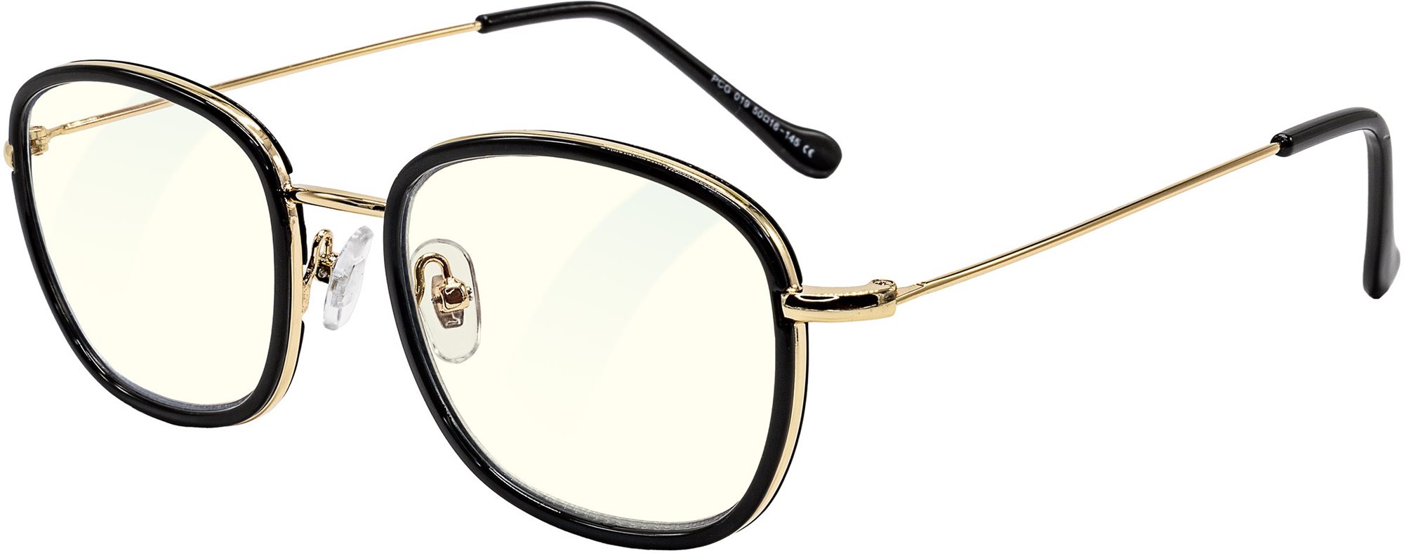 GLASSA Blue Light Blocking Glasses PCG 019, +4,00 dio, čierne