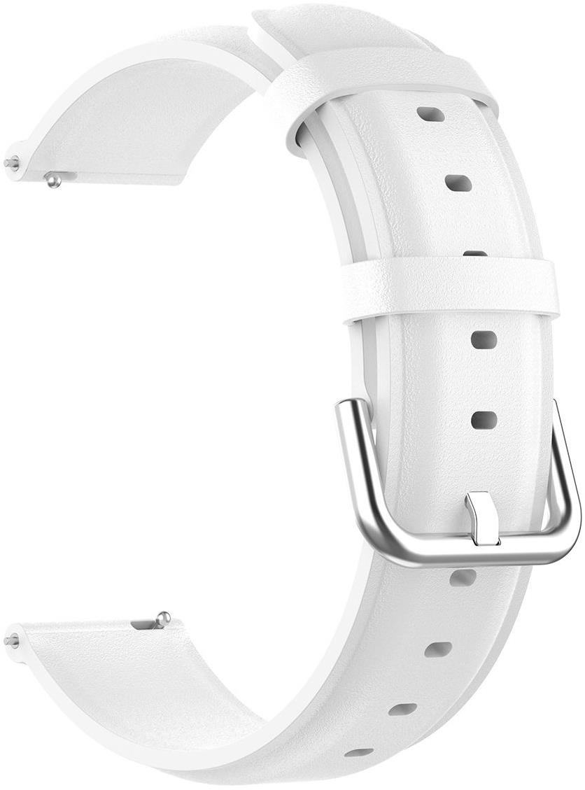 BStrap Leather Lux Universal Quick Release 20 mm, white