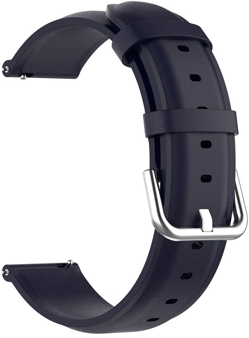BStrap Leather Lux Universal Quick Release 20 mm, navy blue