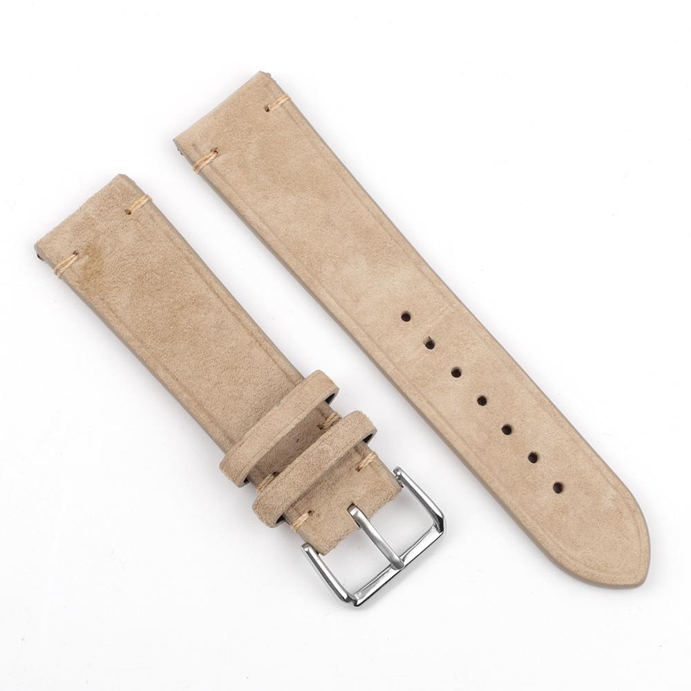 BStrap Suede Leather Universal Quick Release 18 mm, beige