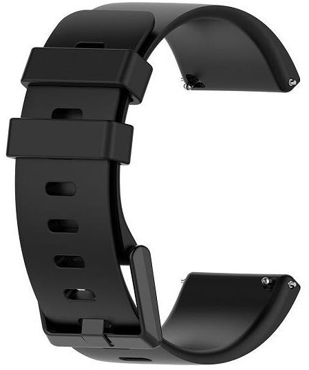 BStrap Silicone na Fitbit Versa/Versa 2 black, veľkosť L