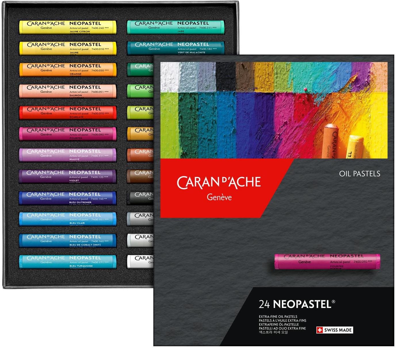 CARAN D'ACHE Neopastel 24 farieb