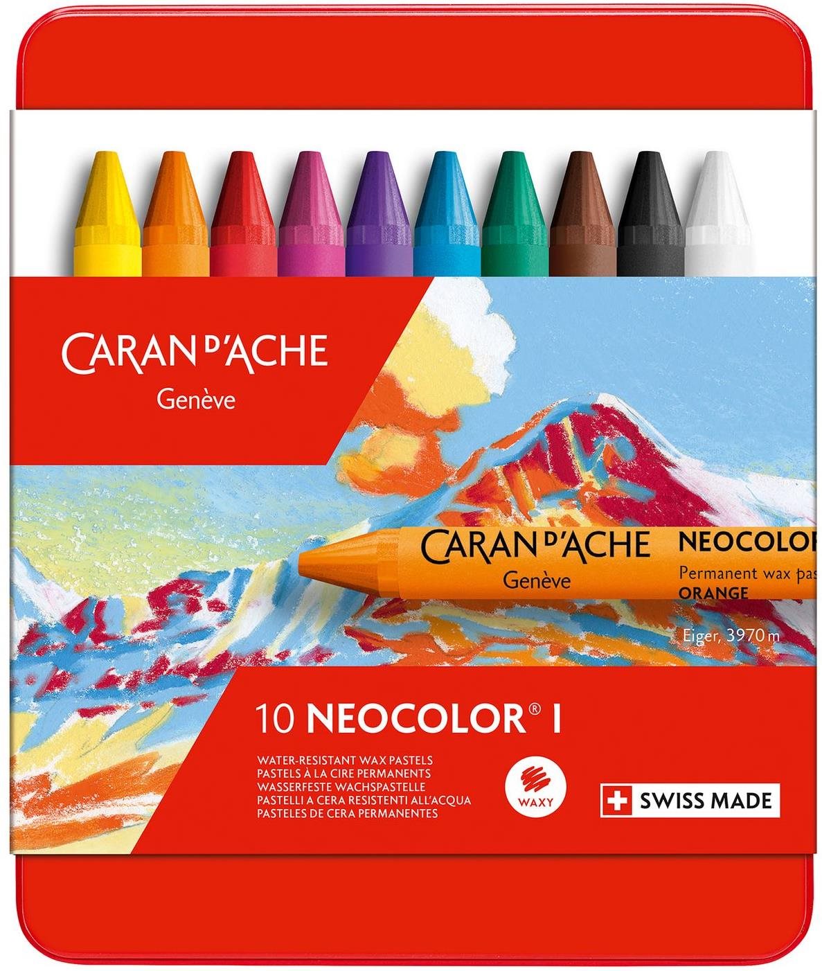 CARAN D'ACHE Neocolor I 10 farieb