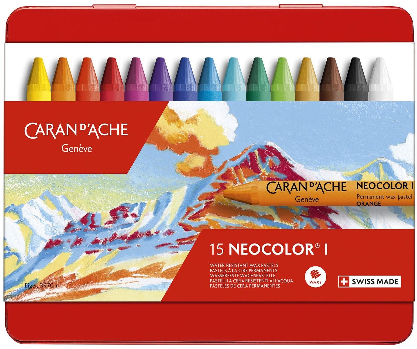CARAN D'ACHE Neocolor I 15 farieb