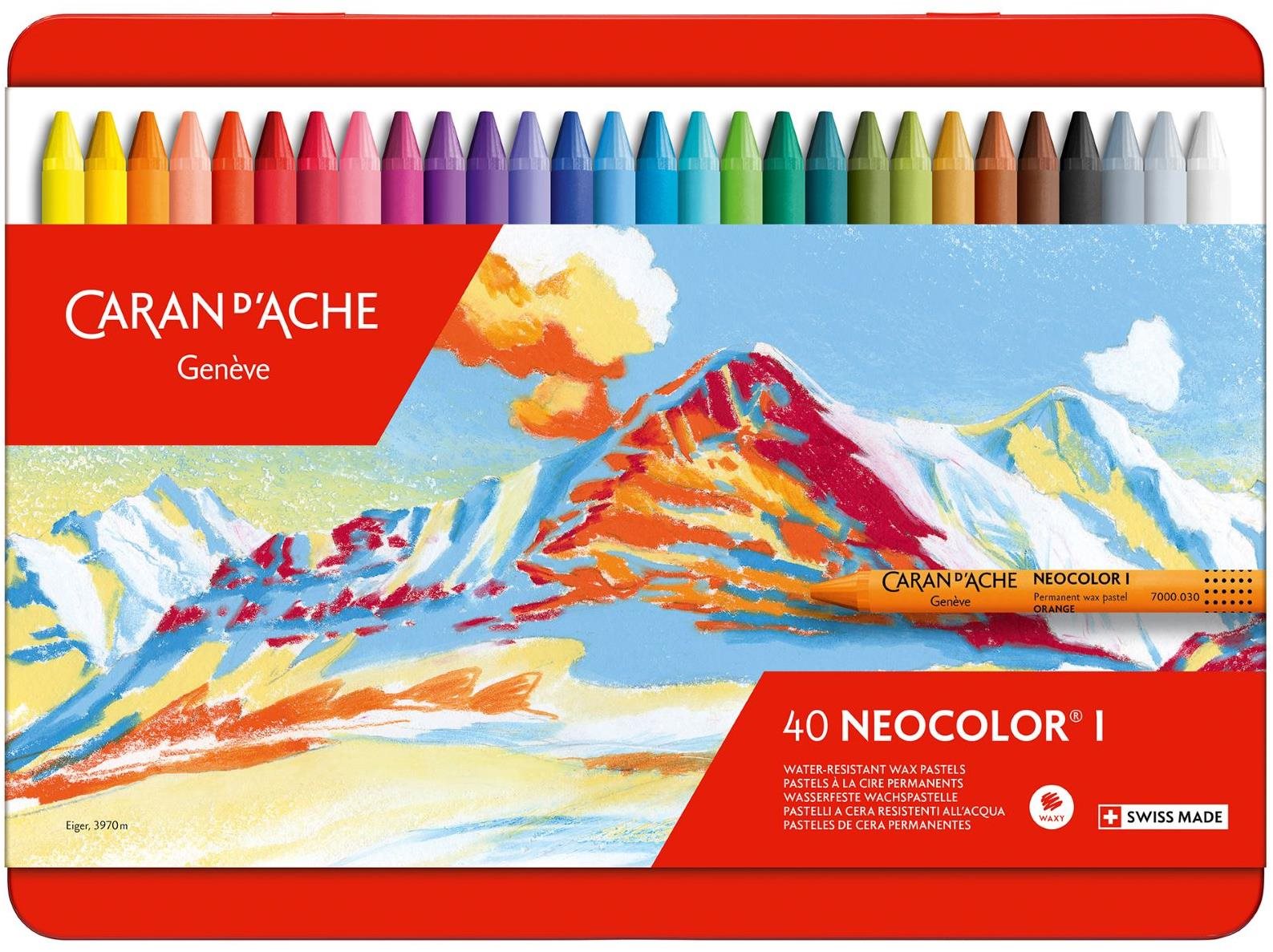 CARAN D'ACHE Neocolor I 40 farieb