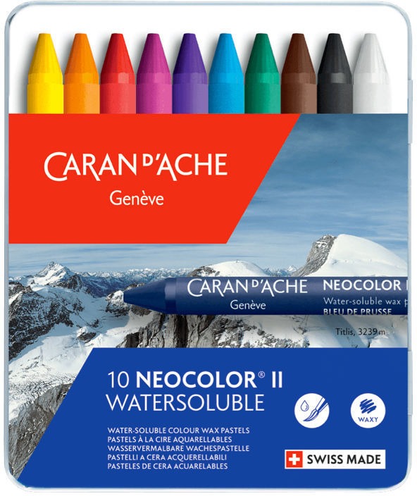 CARAN D'ACHE Neocolor II 10 farieb
