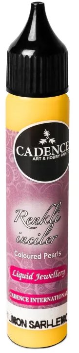 Cadence Tekuté perly 25 ml citrónovo žlté