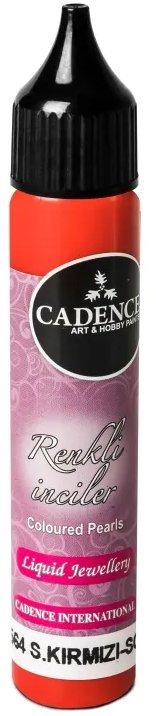 Cadence Tekuté perly 25 ml šarlátovo červené