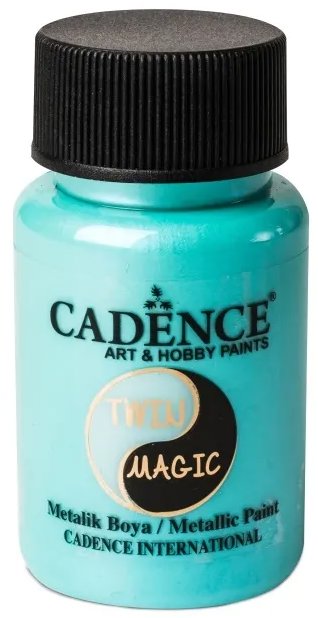 Cadence Meniaca metalická farba Twin Magic 50 ml, modrá/zelená