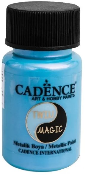Cadence Meniaca metalická farba Twin Magic 50 ml, fialová/modrá
